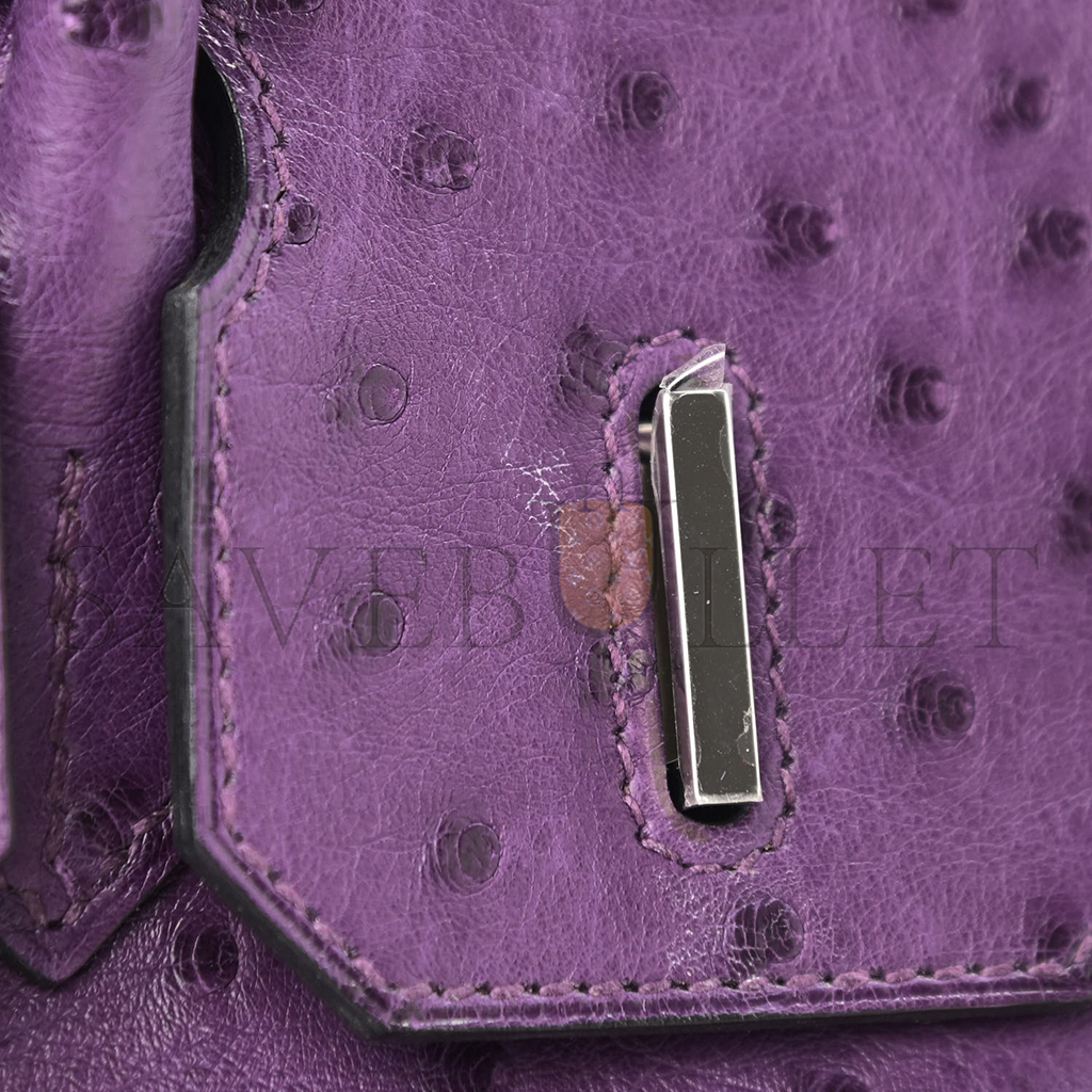 HERMES MASTER BIRKIN 30 ULTRA VIOLET 1077693 (30*24*16cm)